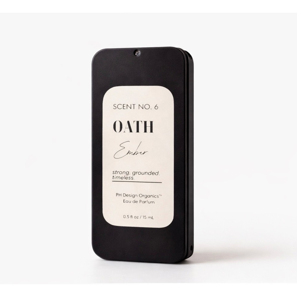 PH Design Organics Scent Oath Ember Solid Cologne 0.5oz Warm Amber Smoky Wood